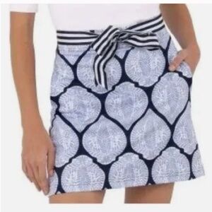 Gretchen Scott Indian Summer print skort blue White Skirt